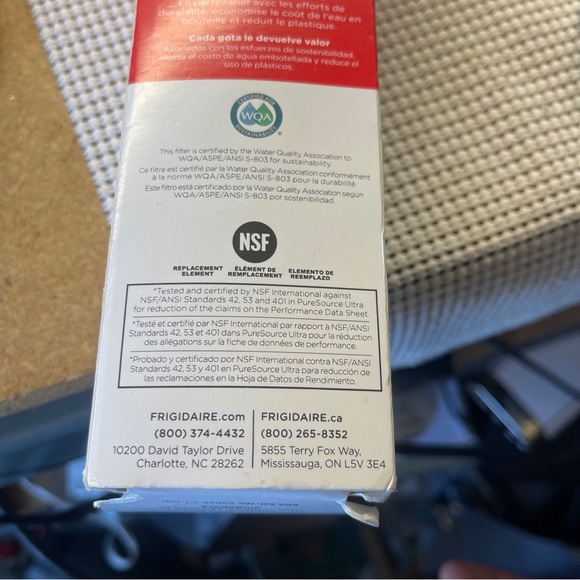 2PCS Frigidaire ULTRAWF Pure Source Ultra Water Filter Replacement Refrigerator - Picture 4 of 8